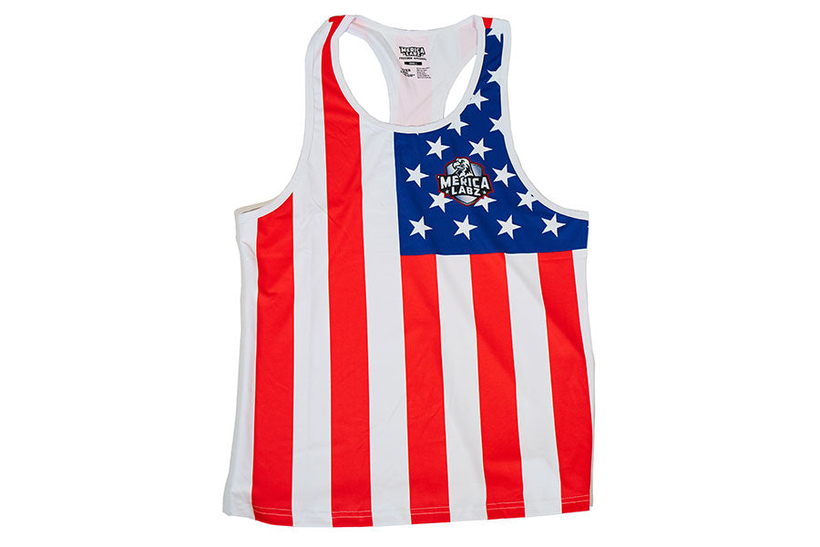 Mens American Flag Tank Top